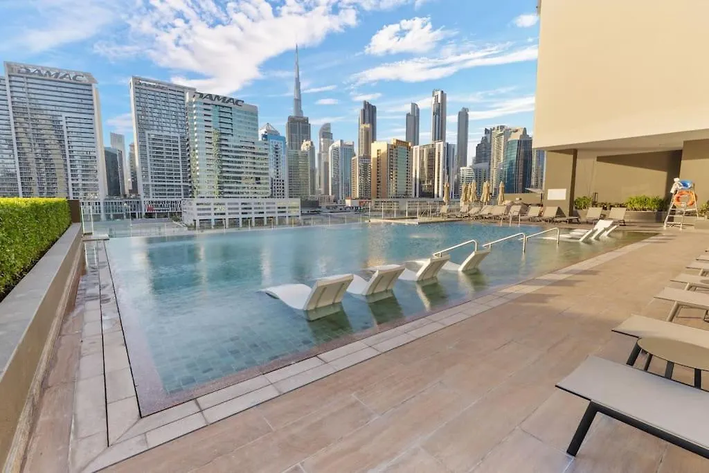 Waves - Premium Studio Stay In The Heart Of Business Bay Dubai 0*,